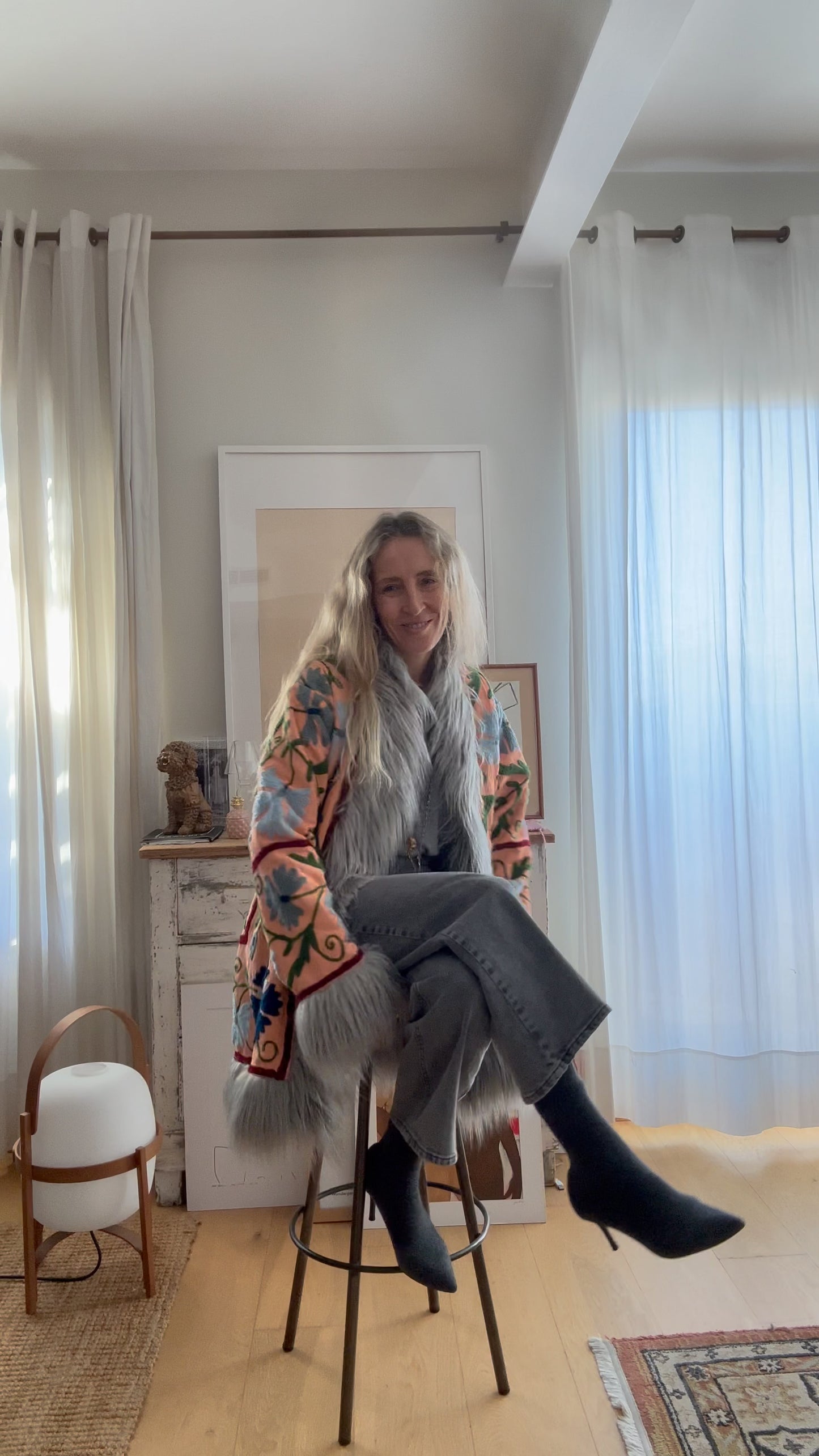 Suzany 3/4 Lenght Coat Limited Edition Salmon