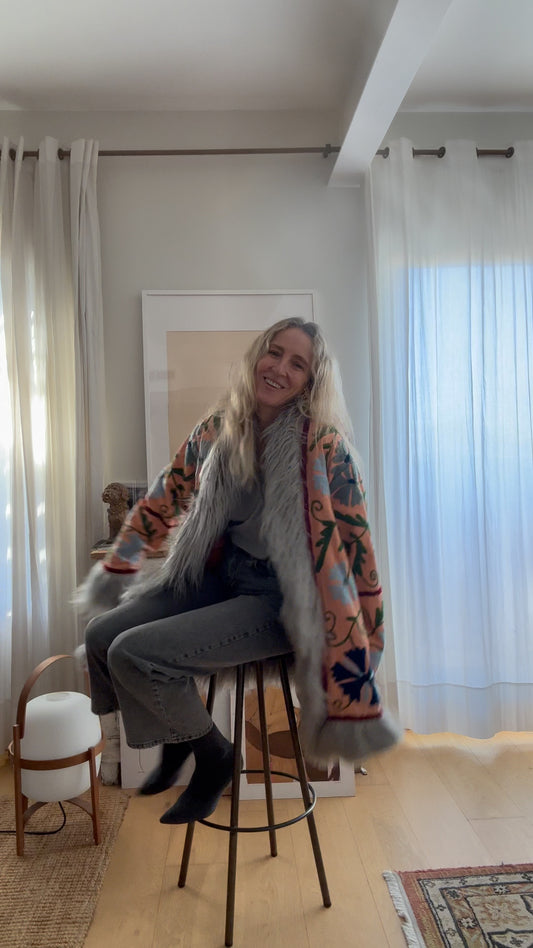 Suzany 3/4 Lenght Coat Limited Edition Salmon