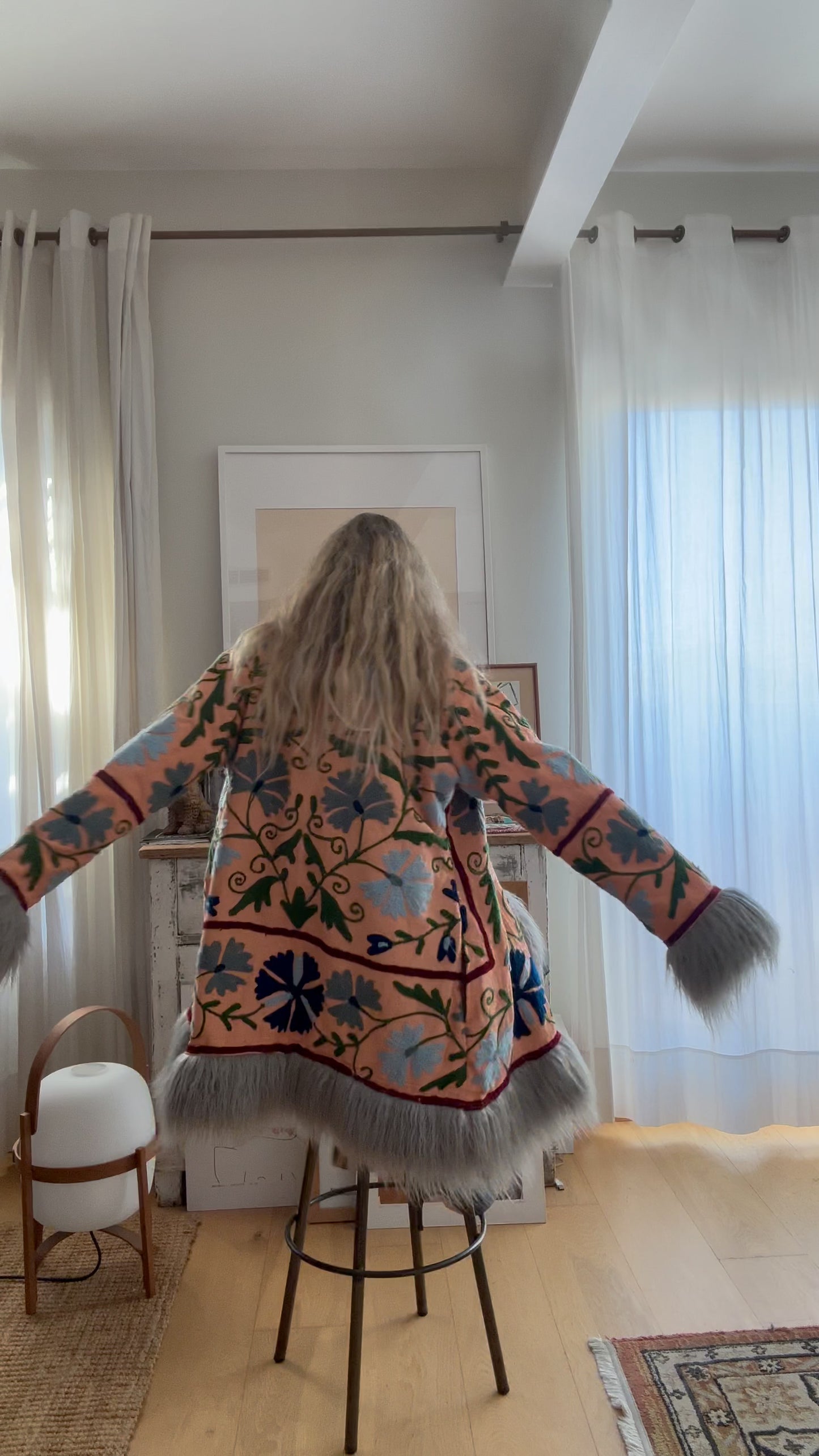 Suzany 3/4 Lenght Coat Limited Edition Salmon