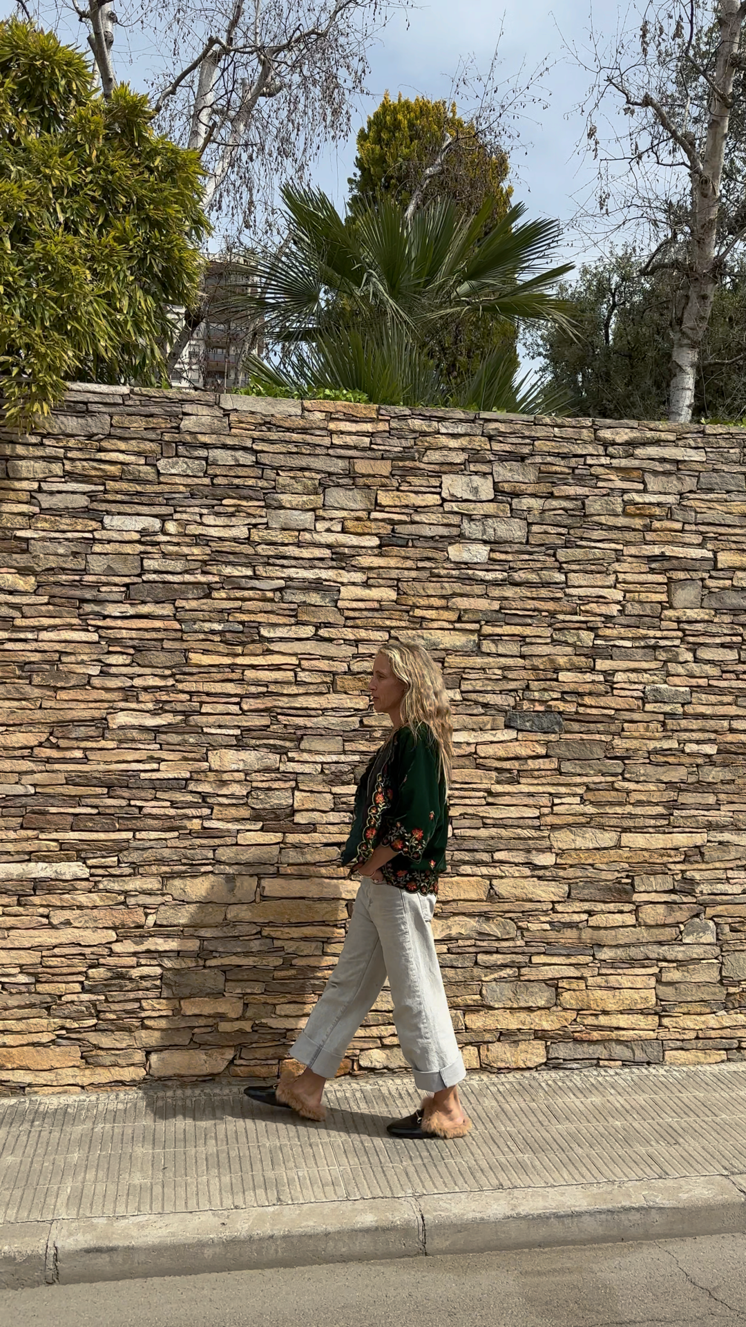 Flower velvet Limited Editon Green Blazer