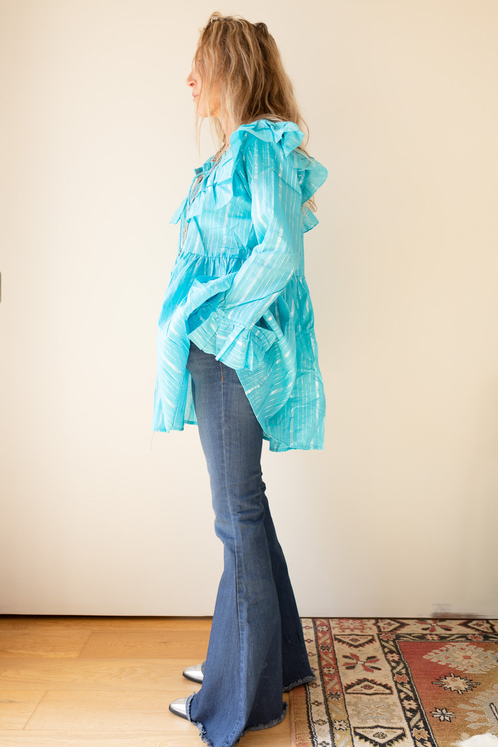 Romantic Blouse Limited Edition Turquoise
