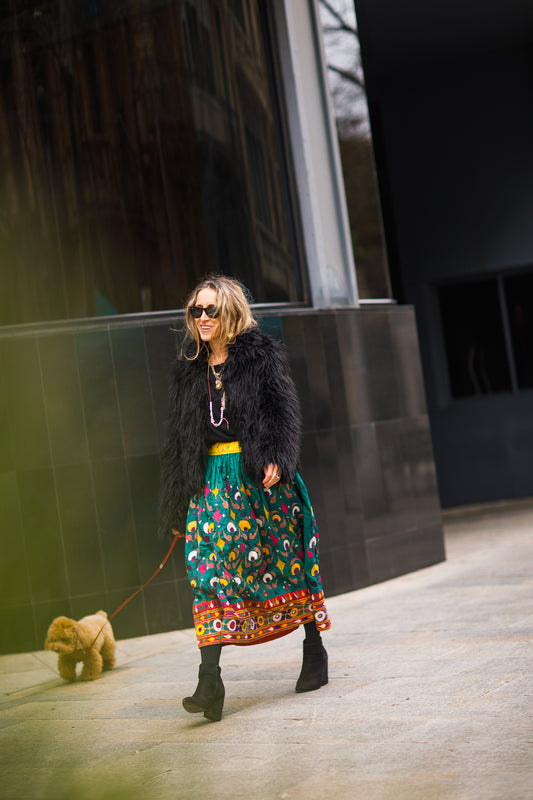 Gujarat Skirt Limited Edition Verde
