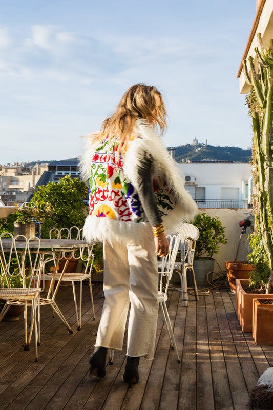 Bloom Limited Edition White Vest