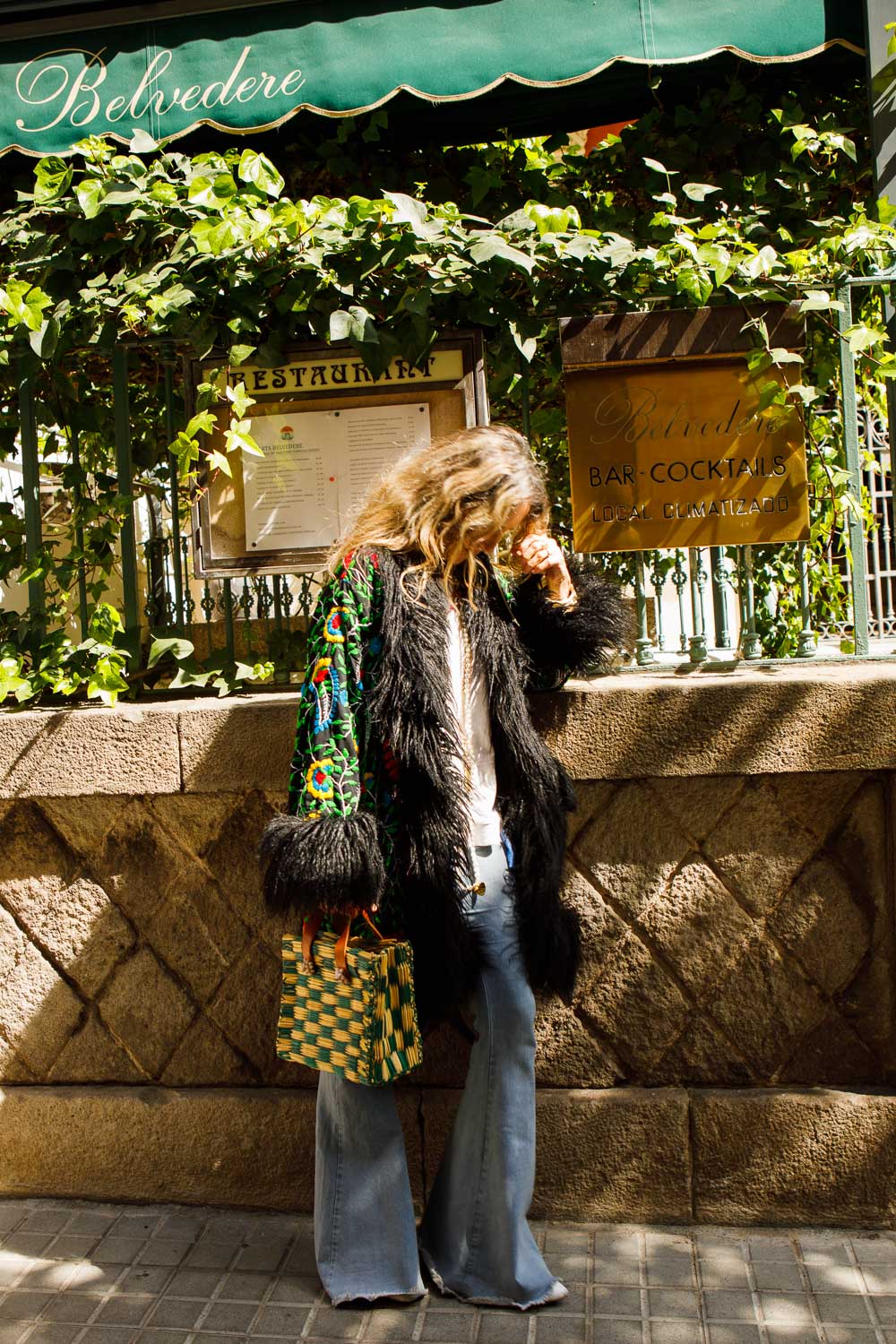 Phulkari Coat Limited Edition Black