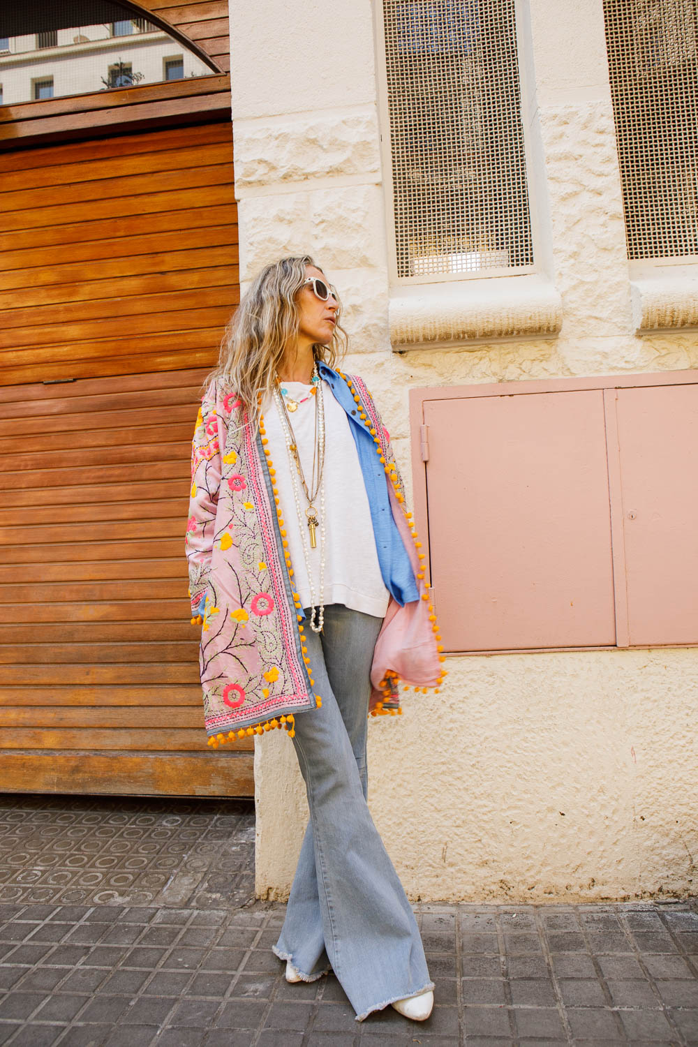 Phulkari Coat Limited Edition Pinky