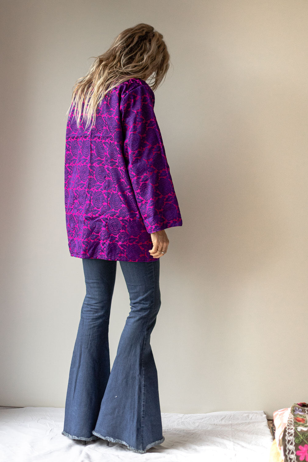 Rose Limited Edition Kimono Jacket (Purple)