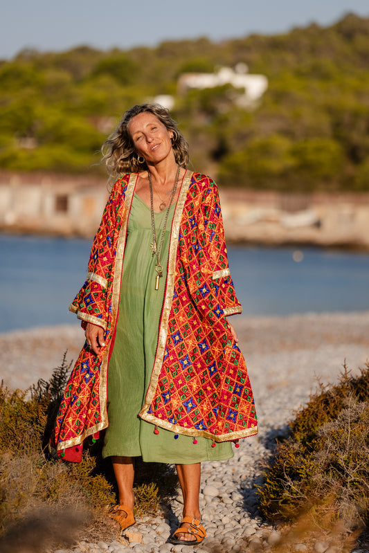Summer Limited Edition Kimono Jacket (Red)