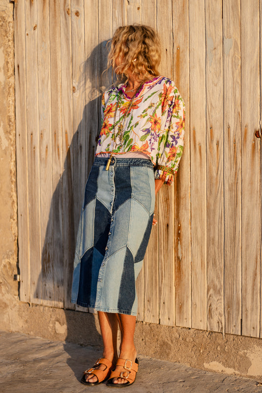 Panama Limited Edition Blouse ( White )
