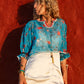 Panama Limited Edition Blouse ( Blue )