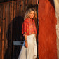 Panama Limited Edition Blouse ( Red )