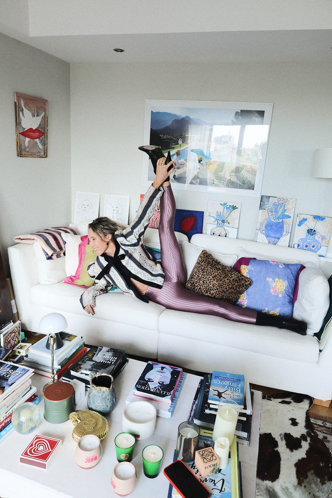 Fashion champagne leggings