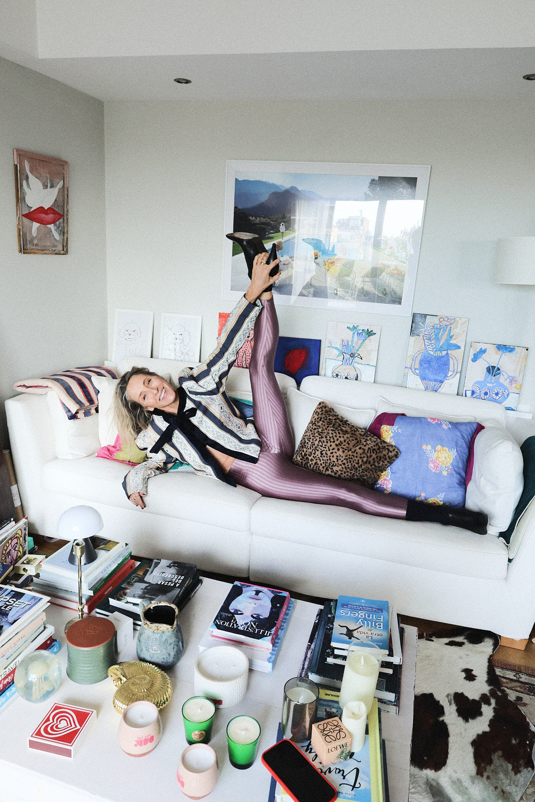 Fashion champagne leggings