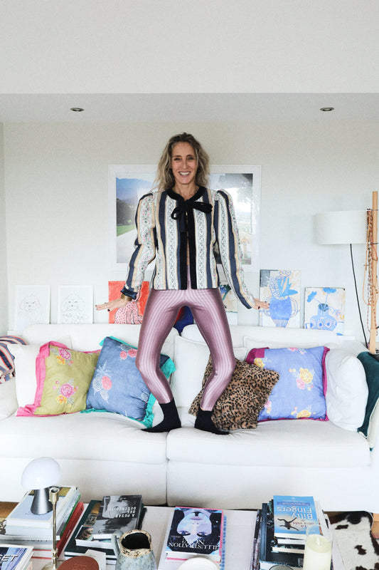 Fashion champagne leggings