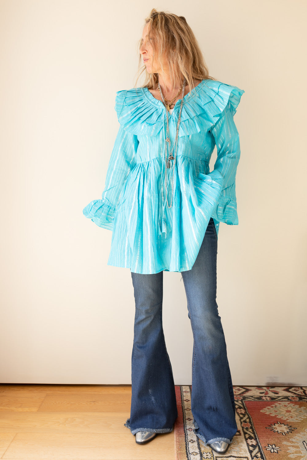 Romantic Blouse Limited Edition Turquoise