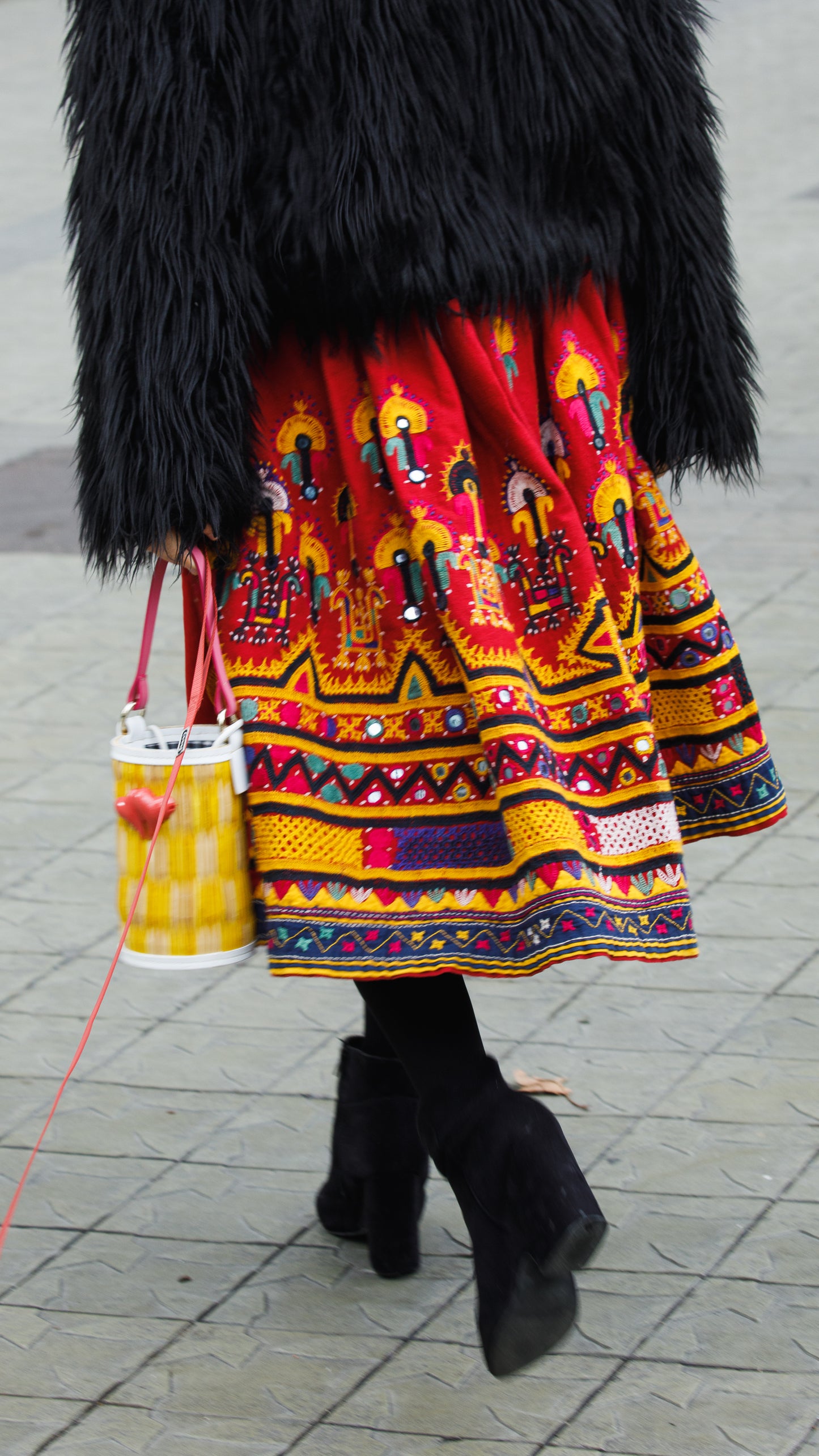 Gujarat Skirt Limited Edition Red