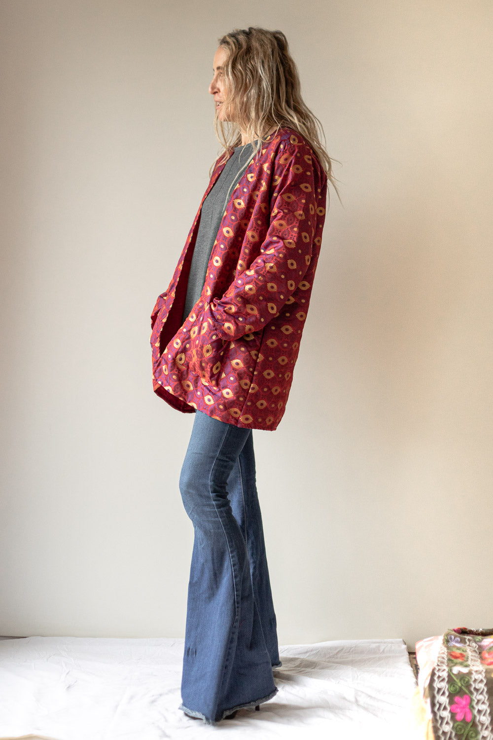 Rose Limited Edition Kimono Jacket (Burgundy Eyes)